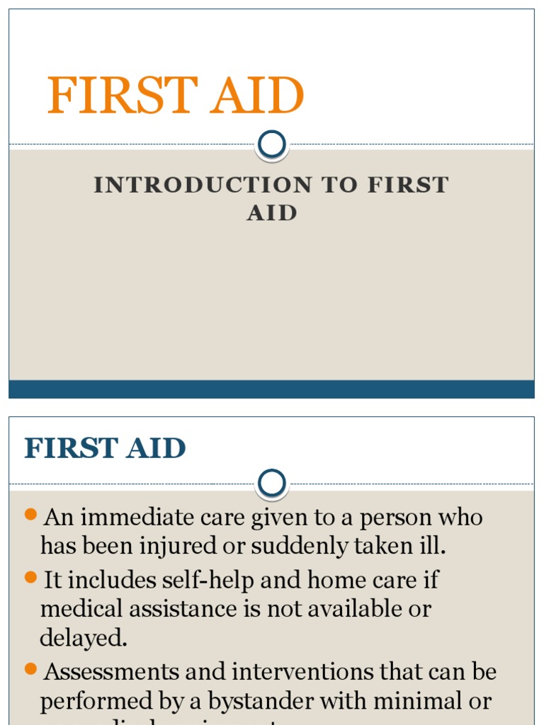 First Aid PDF