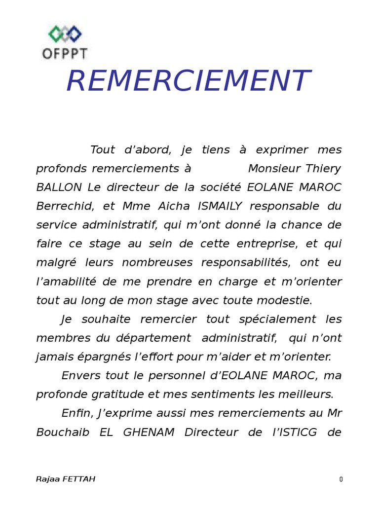 Rapport de Stage RH  Comptabilité  Business