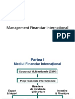 Management financiar international
