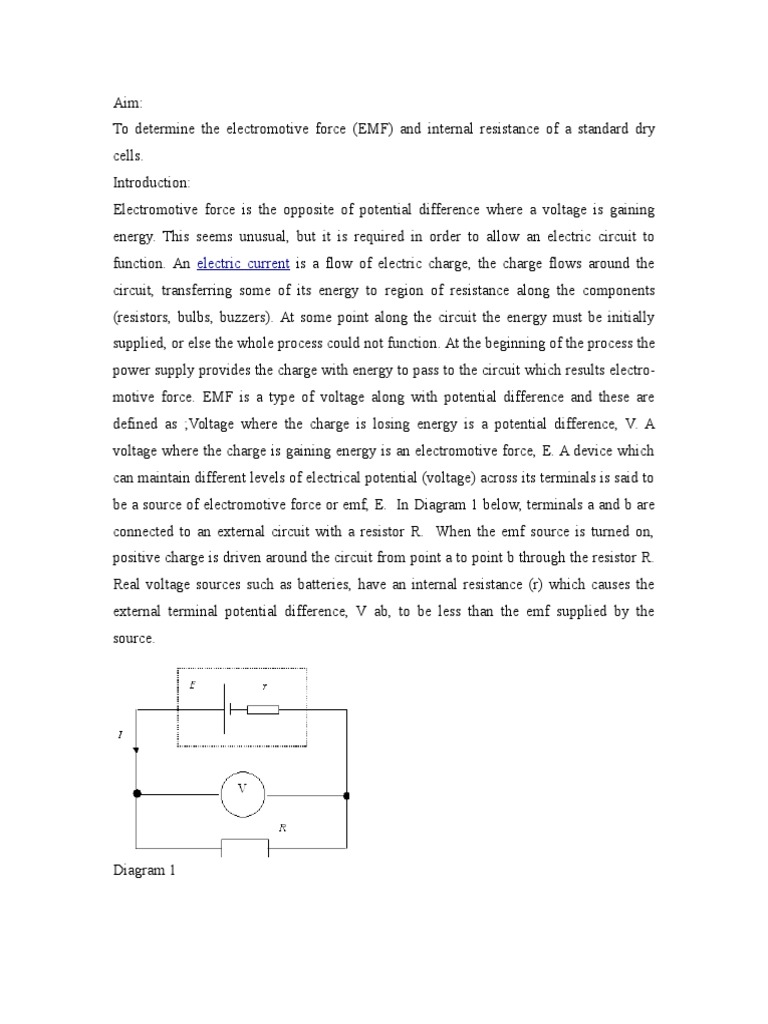 Lab Report 251013 Voltage Electrical Resistance And Conductance
