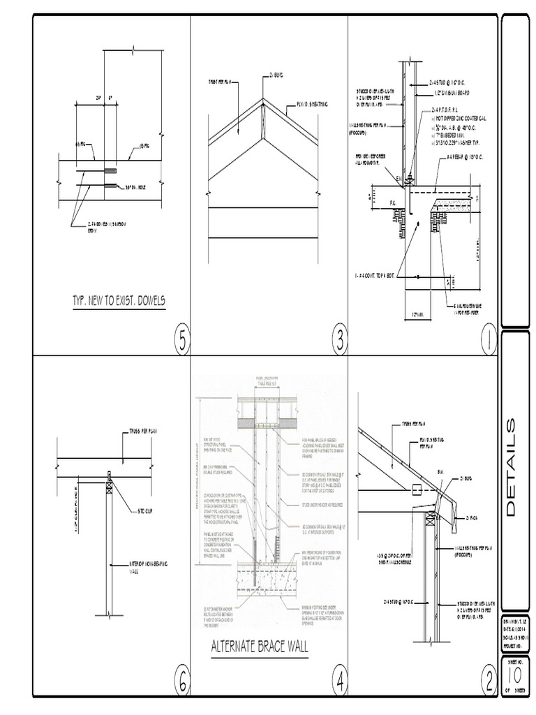 Wall Sheathing and Structural Details | PDF