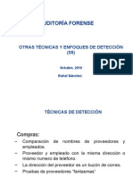 Técnicas de Auditoría Forense