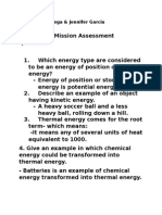 4 Energy Types Assesment Questions