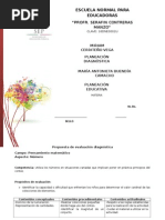 PROPUESTA DIAGNÓSTICA