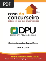 Apostila DPU.2014 ConhecimentosEspecificos