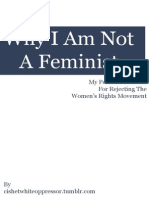 Why I'm Not A Feminist