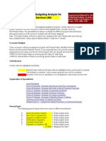 Capital Budgeting Analyses