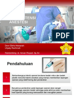 Download PPT Teknik Hipotensi Anestesi by Yudi Pratama SN264673995 doc pdf
