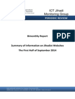 Summary of Information on Jihadist Websites The First Half of September 2014
