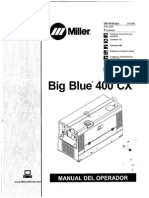 Soldadora Miller Big Blue 400 X
