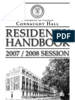 Connaught Hall Residents' Handbook 2007-8