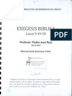 Exegesis Biblica Lucas 9 - 49y50