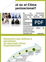 Clima Organizacional