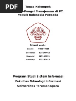 Download Tugas Manajemen Sistem Informasi YAKULTdocx by Neniwinarto SN264687127 doc pdf
