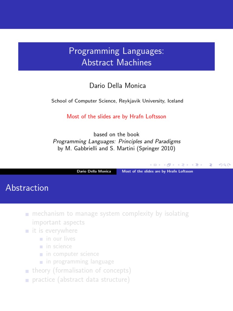 Abstract Machines PDF Instruction Set Compiler