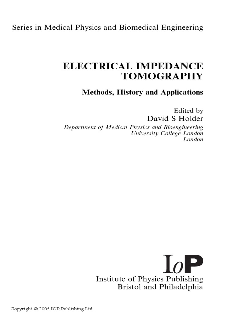 Holder ELECTRICAL IMPEDANCE TOMOGRAPHY | PDF | Ct Scan