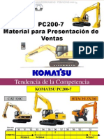 Material Presentacion Ventas Excavadora Hidraulica Pc200 7 Komatsu Galeo