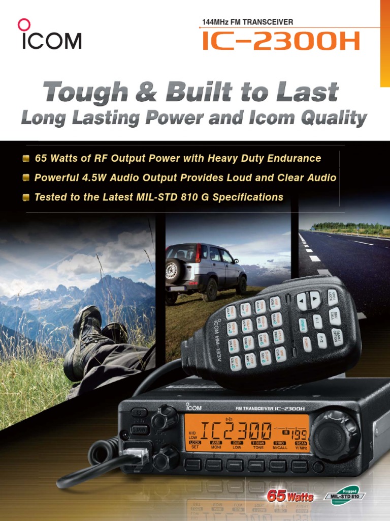 Ic-2300h service manual