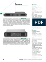 APM-200/800 stereo audio program monitors