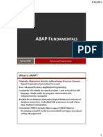 01 ABAP Fundamentals Student Version