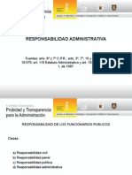 Responsabilidad Administrativa