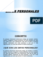 DATOS PERSONALES