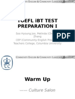 Toefl Ibt Test Preparation