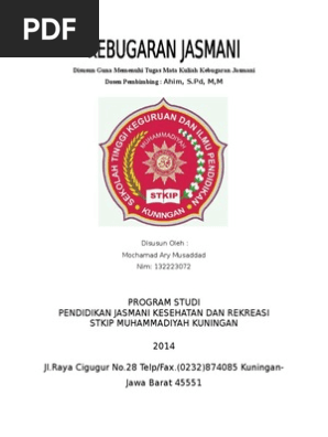 Makalah Kebugaran Jasmani