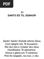 71 - Santo És Tu Senhor