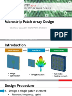 1119 Pr Wlan Microstrip Patch Array Design
