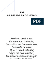 505 - As Palavras de Jesus