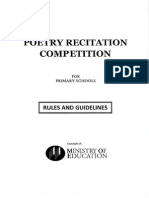 2015 Poetry Recitation Competition Primary