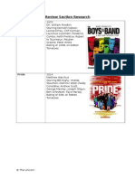 Review Section Research: The Boys in The Band