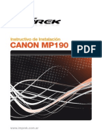 Instalacion Canon Mp190