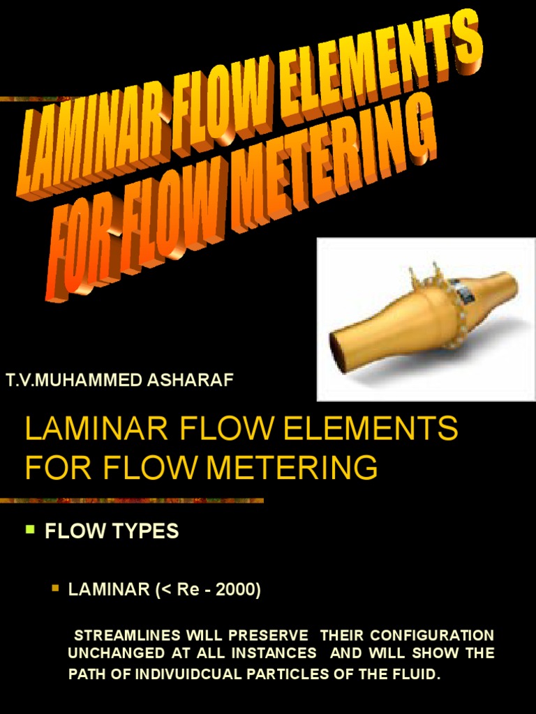 Laminar Flow Elements For Flow Metering PDF Flow Measurement