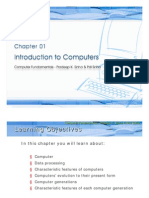 Chapter 01 Introduction TO COMPUTERS
