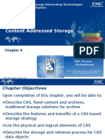 Content Addressed Storage: Section 2: Storage Networking Technologies and Virtualization