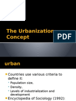 1.1. The Urbanization Concept