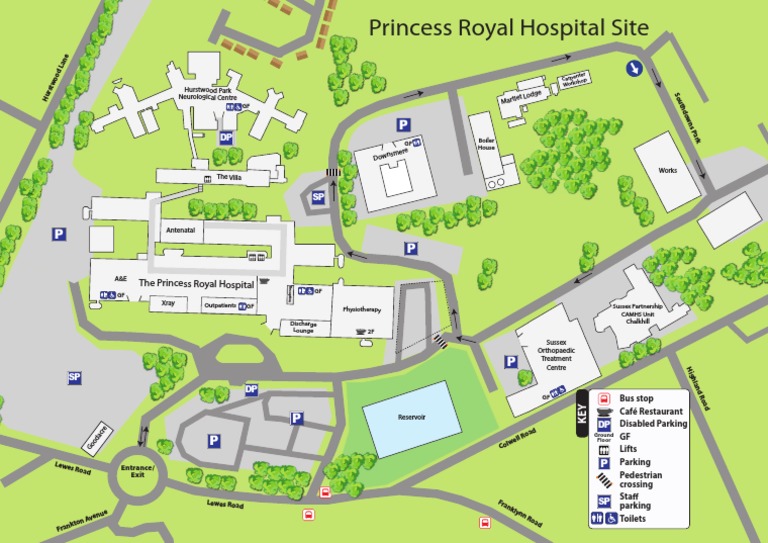 Princess Royal Hospital Site Map | PDF