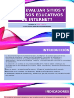 Cómo Evaluar Sitios y Recursos Educativos De