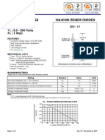 1N4728 - 1N4764 Z1110 - Z1200: Silicon Zener Diodes
