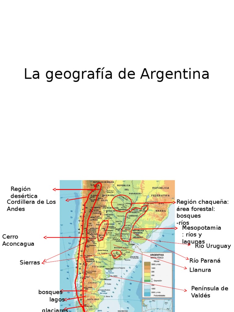La Geografía de Argentina