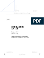 Gli emendamenti alla relazione di Saudargas presentati in commissione ITRE - 2