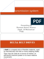 Belt Drives For Presentation