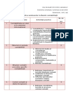 Tematica Seminarelor BC