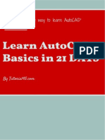 Download Learn AutoCAD Basics in 21 DAYS eBook by Andreea SN264769147 doc pdf