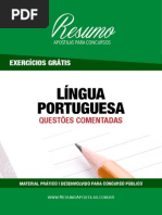 ResumoApostilas-QuestoesComentadasPortugues-ExercicioGratis