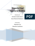 Proyecto Ingeniería Sísmica