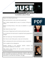 Curiosities About Muse