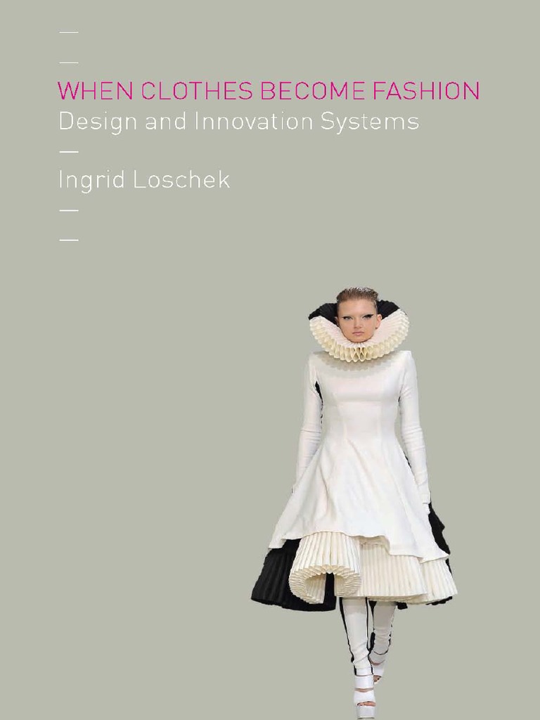 When Clothes Become Fashion Design, PDF, Perception
